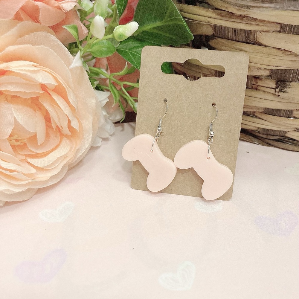 Cute Pink Game Controller Earrings - image 2